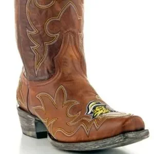 NWT MENS Appalachian State Mountaineers Brass Leather Gameday Cowboy Boots (9) Gameday | Shoes | Nwt Mens Appalachian State Mountaineers  main image 2